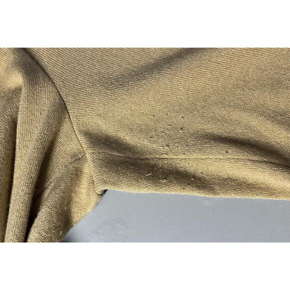 St John Pants Womens 12 Tan 100% Cashmere Knit Wide Leg Drawstring Lounge - Picture 11 of 11